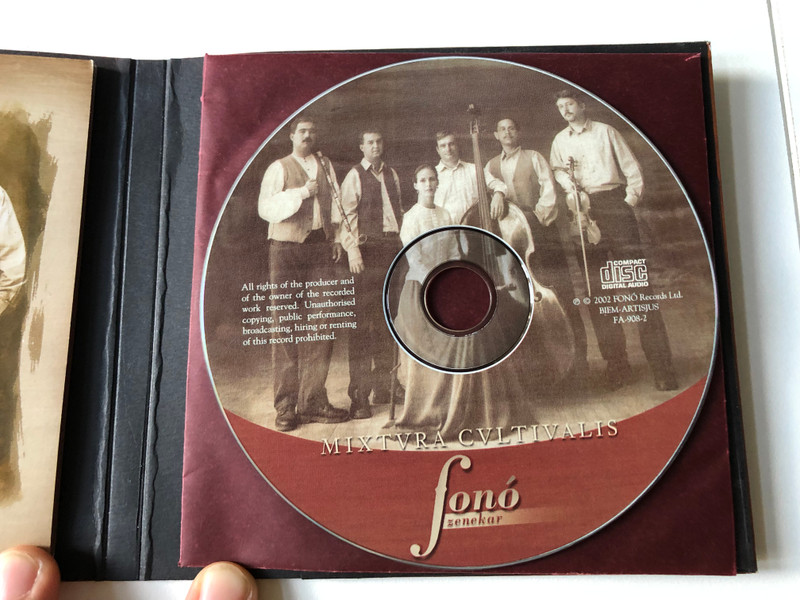 Fonó Zenekar - Mixtura Cultivalis - MMII / Fonó Records Audio CD 2002 / FA-908-2