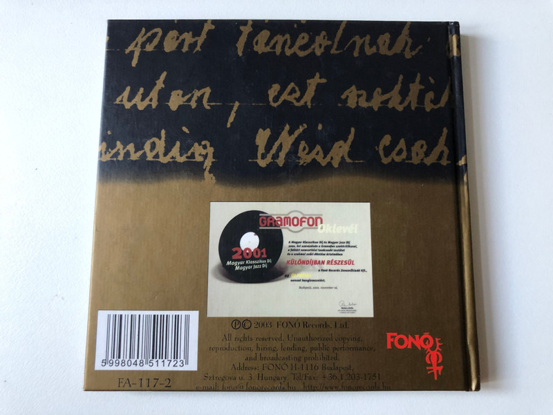 Új Pátria - Az Utolso Ora program gyujtemenyebol 1997-1998 - A Juhait Kereső Pásztor = When The Shepherd Lost His Sheep (Original Village Music Of The Transylvanian Heath) / Fonó Records Audio CD 2003 / FA-117-2