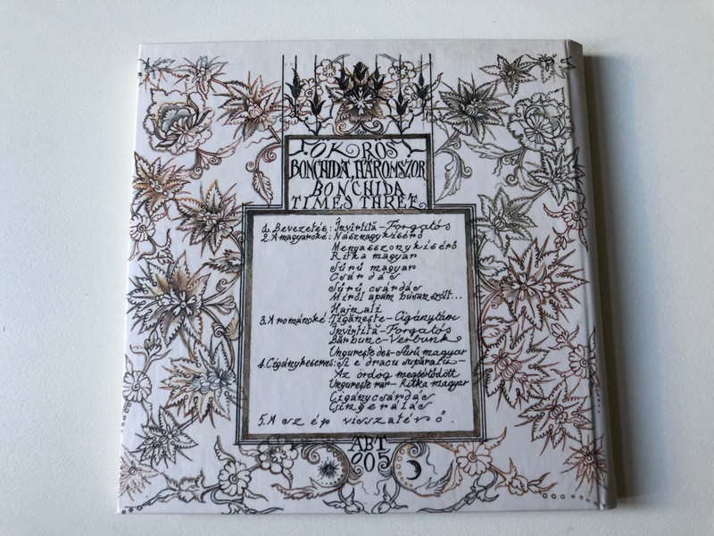 Ökrös – Bonchida, Háromszor - Bonchida, Times Three / ABT Budapest Audio CD 1998 / ABT 005