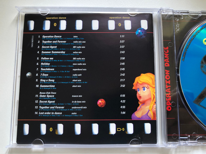 Captain Jack – Operation Dance / CDL - Cologne Dance Label Audio CD 1997 / 724385637322