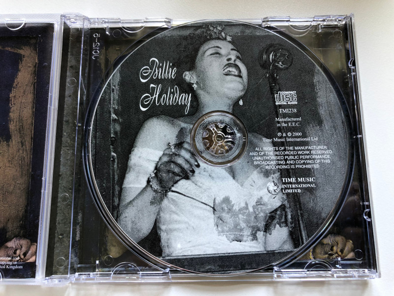 Billie Holiday – More Than You Know; Nice Work If You Can Get It; There Is No Greater Love; and many more / Time Music International Limited Audio CD 2000 / TMI238