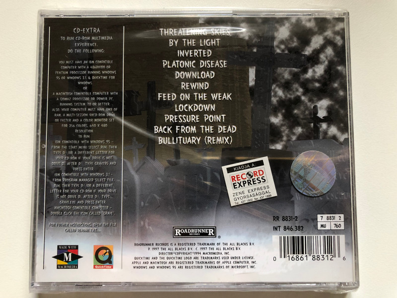 Obituary – Back From The Dead / Includes CD Rom Bonus Track (Videos Live Footage Animation) / Roadrunner Records Audio CD 1997 / RR 8831-2 