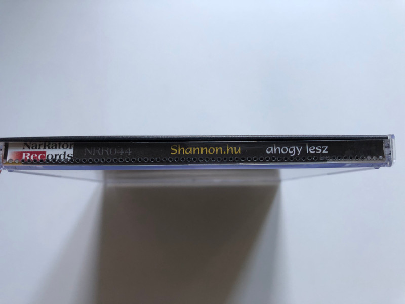 Shanon.hu - ahogy lesz / NarRator Records Audio CD 2004 / NRR044