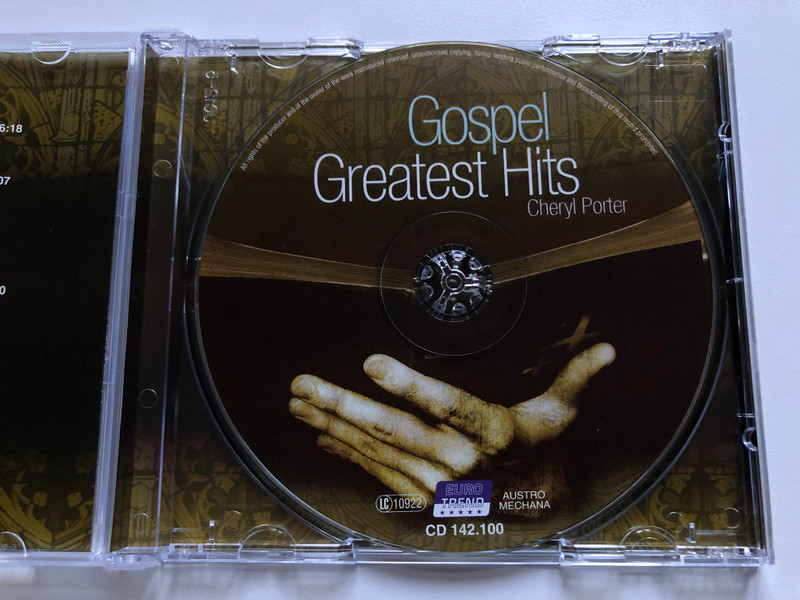 Gospel - Cheryl Porter - Greatest Hits / Oh Happy Day, Amazing Grace/Praise God, Bridge Over Troubled Water, Can't Nobody / Eurotrend Audio CD / CD 142.100
