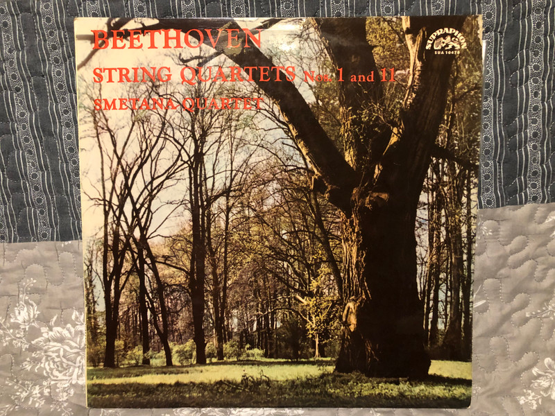 Beethoven, Smetana Quartet – String Quartets Nos. 1 And 11  Supraphon  1978 LP VINYL SUA ST 50478
