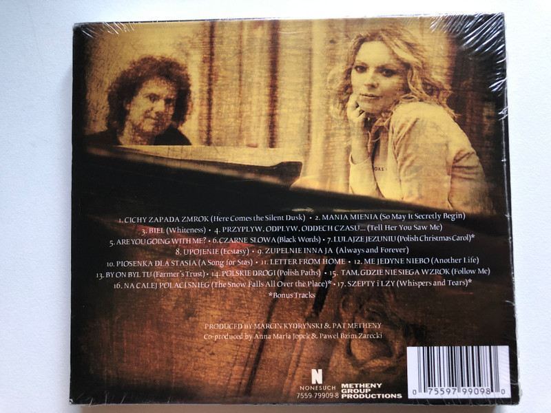 Pat Metheny & Anna Maria Jopek - Upojenie / Nonesuch Audio CD / 7559-79909-8