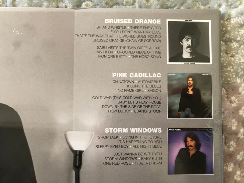 John Prine – The Asylum Albums / Limited Edition of 4000, 3 LP's, 180-Gram Vinyl / Presented in Their Original Packaging: Bruised Orange (1978), Pink Cadillac (1979), Storm Windows (1980) / Rhino Records 3x LP 2020, Box Set / R1 565271 