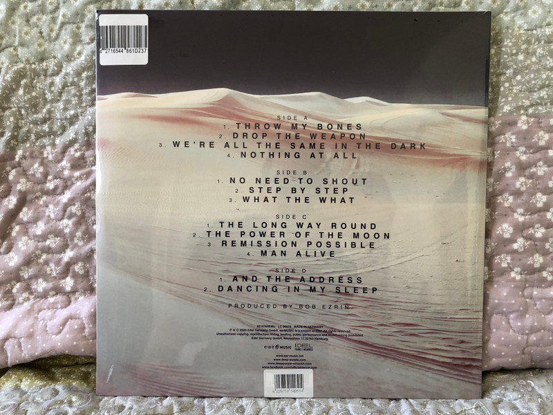Deep Purple – Whoosh! / Putting The ''Deep'' back into Purple / New Studio Album 2020. Limited Coloured 2LP / Ear Music 2x LP 2020 / 0214744EMU