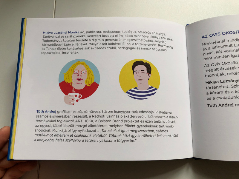 Rozmaring és Tarack viselkedni tanul by Miklya Luzsányi Mónika / Tóth Andrej rajzaival / Ovis Okosító / Móra könyvkiadó 2021 / Hardcover / Hungarian book about manners for preschoolers (9789634867869)