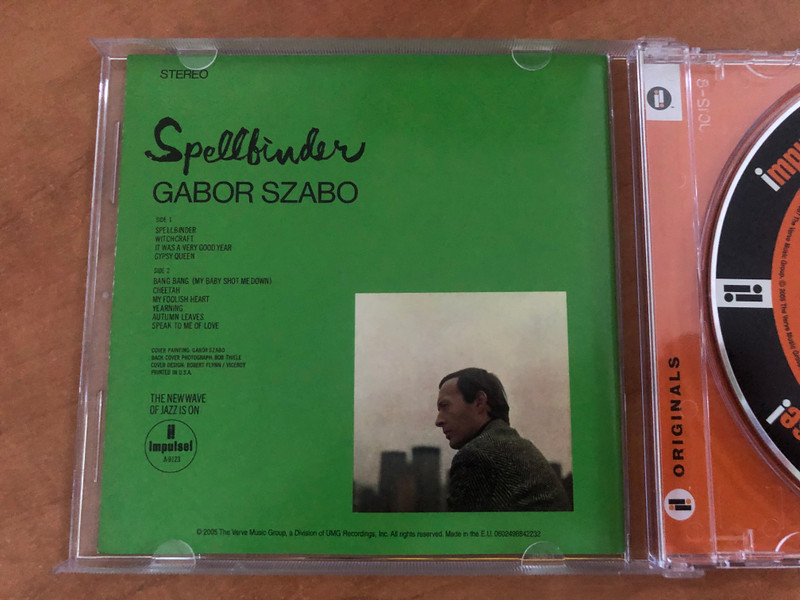 Spellbinder - Gabor Szabo / Impulse! Audio CD 2005 Stereo / 0602498842232
