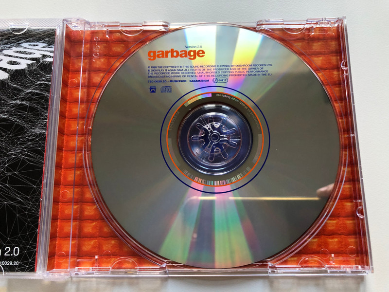 Garbage – Version 2.0 / Mushroom Audio CD 2000 / MUSH29CD