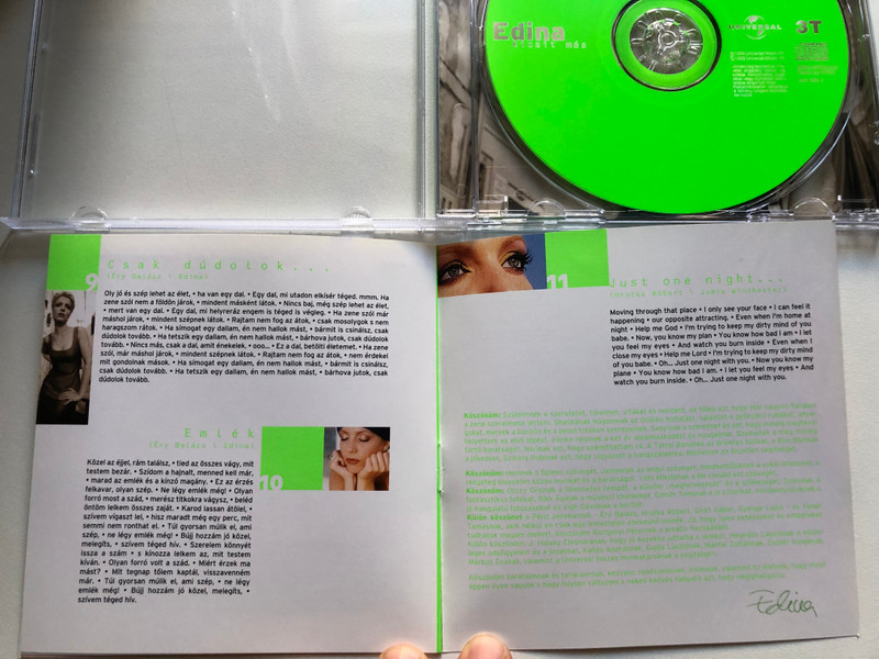 Edina – Kicsit Más / 3T Audio CD 1999 / 543 083-2