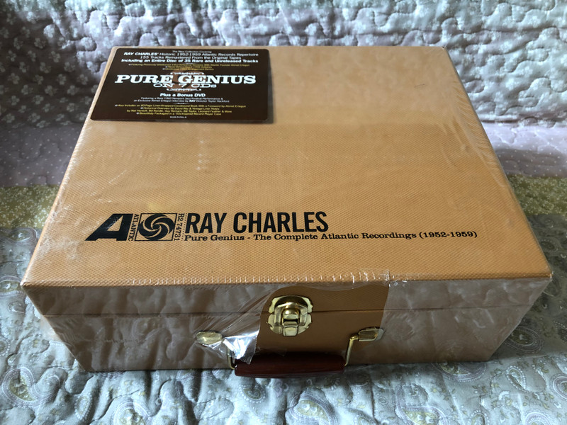 Ray Charles – Pure Genius - The Complete Atlantic Recordings (1952-1959) / Ray Charles' Historic 1952 - 1959 Atlantic Records Repertoire 155 Tracks / Rhino Entertainment Company 7x Audio CD + DVD Video CD 2005 Box Set / R2 74731 