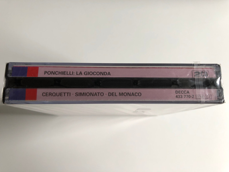Ponchielli - La Gioconda - Cerquetti, Simionato, Del Monaco, Bastianini, Siepi, Orchestra E Coro Del Maggio Musicale Fiorentino, Gianandrea Gavazzeni / Grand Opera / London Records 2x Audio CD 1993 / 433 770-2