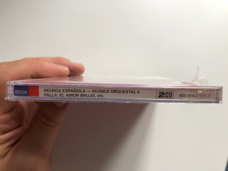 Musica Española - Mùsica Orquestal II - Orchestral Music - Falla / El Amor Brujo; El Sombrero De Tres Picos; Noches En Los Jardines De España; El Retablo De Maese Pedro / Larrocha, Ansermet, Rattle / Decca 2x Audio CD 1998 / 433 908-2 