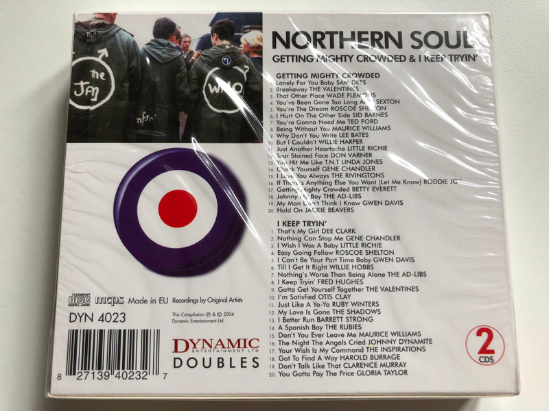 Northern Soul - Getting Mighty Crowded & I Keep Tryin' / Dynamic Doubles / Double Album / Dynamic 2x Audio CD 2004 / DYN 4023