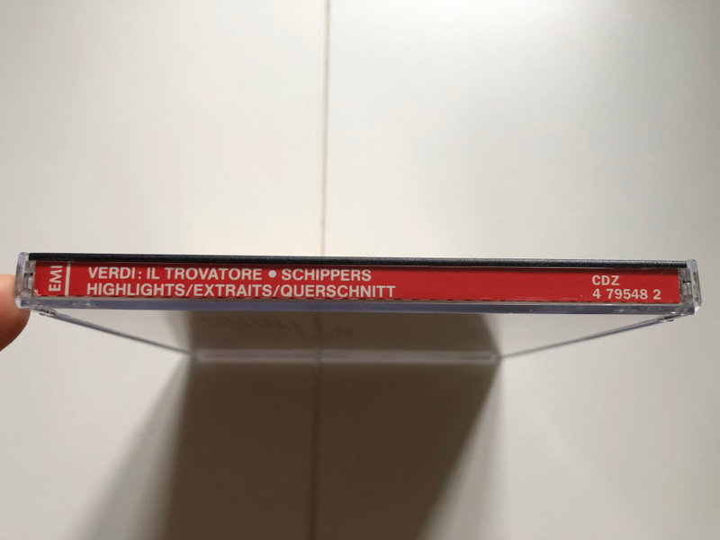 Verdi - Il Trovatore (Highlights / Extraits / Querschnitt) / Corelli, Tucci, Simionato, Merrill, Coro E Orchestra Dell'Opera Di Roma, Schippers / EMI Audio CD 1990 Stereo / CDZ 4 79548 2