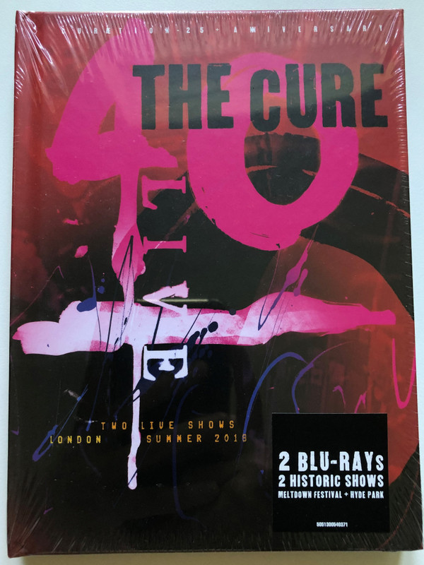 The Cure – 40 Live / Two Live Shows London, Summer 2018 / 2 Blu-Rays, 2 Historic Shows - Meltdown Festival + Hyde Park / Eagle Vision 2x Blu-ray Disc 2019 / 5051300540371