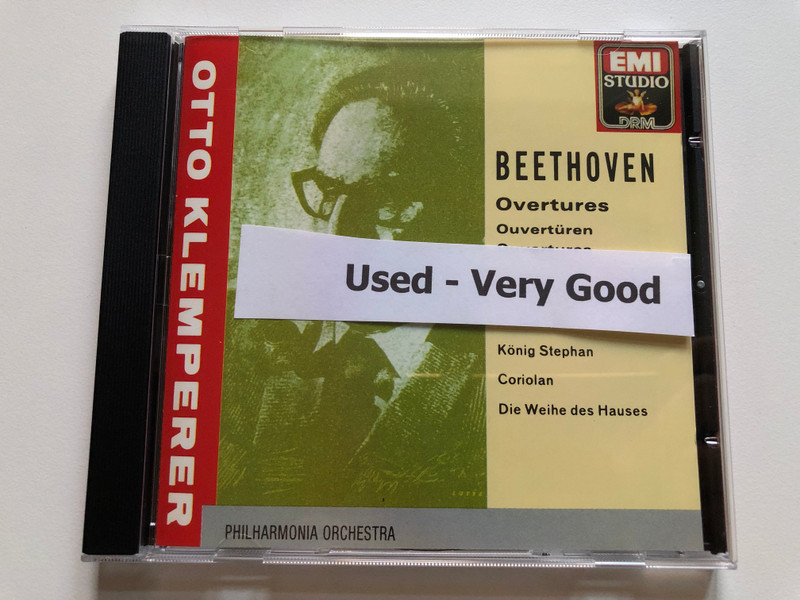 Beethoven - Overtures / Leonore 1-3; Fidelio; Konig Stephan; Coriolan; Die Weihe des Hauses / EMI Studio 1990 Stereo / CDZ 4 79529 2