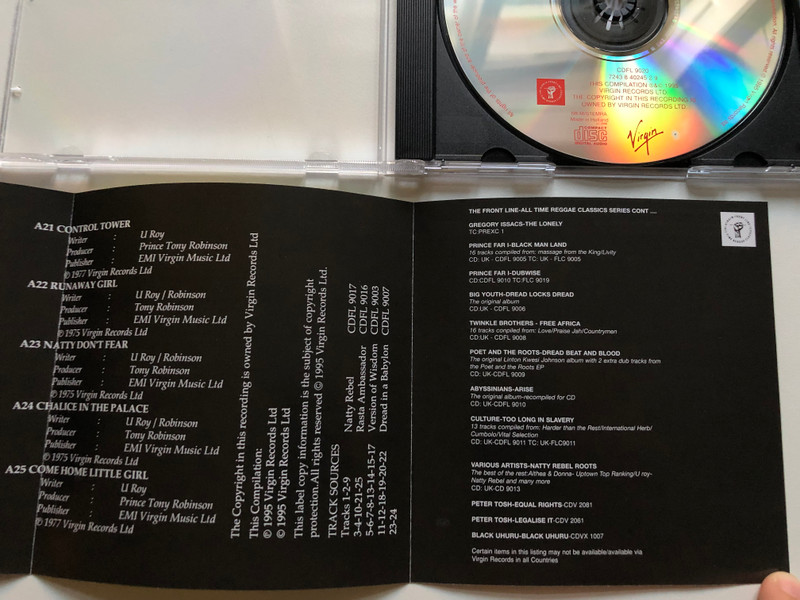 U Roy – Original DJ / Front Line Audio CD 1995 / CDFL 9020