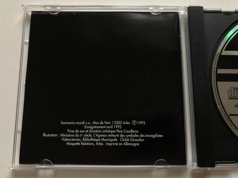 Chants De La Cathédrale De Benevento - Semaine Sainte & Pâques (Holy Week & Easter) / Ensemble Organum, Marcel Pérès / Harmonia Mundi Audio CD 1993 / HMC 901476