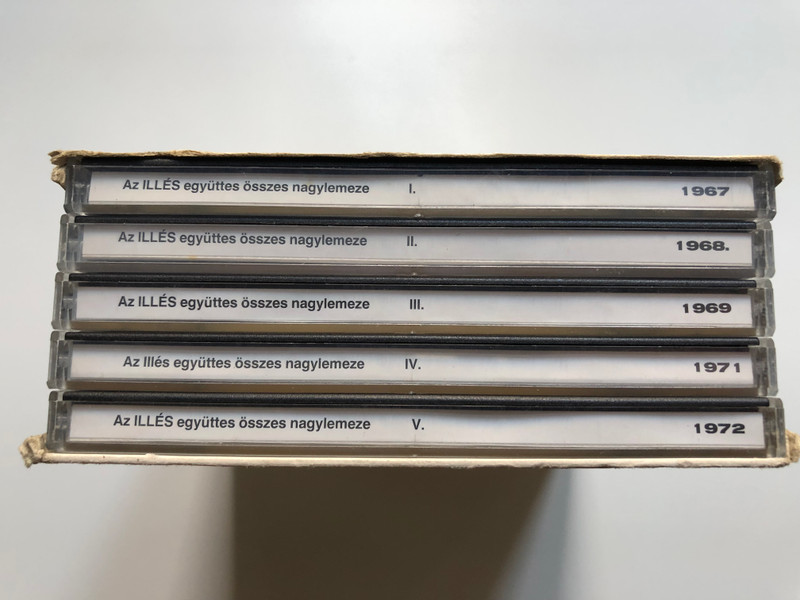 Az Illes Egyuttes Osszes Nagylemeze / Hungaroton-Gong 5x Audio CD 1993, Box Set / HCD 37705