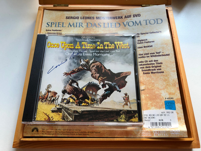 Spiel Mir Das Lied Vom Tod - Special Collector's Edition / Paramount Pictures 2x DVD Video + Audio CD + Booklet + harmonica / GE 101999