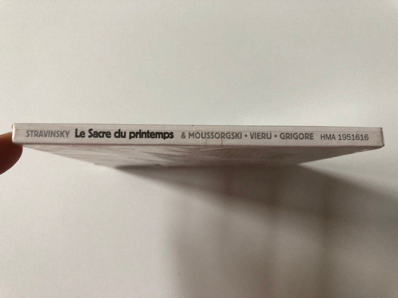 Moussorgski - Tableaux D'une Exposition, Stravinsky - Le Sacre Du Printemps / Andreï Vieru, Dan Grigore / Musique D'Abord / Harmonia Mundi Audio CD 2008 / HMA 1951616