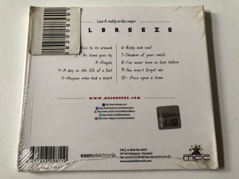 Melbreeze - Love: A reality in blue major / esen elektronik Audio CD