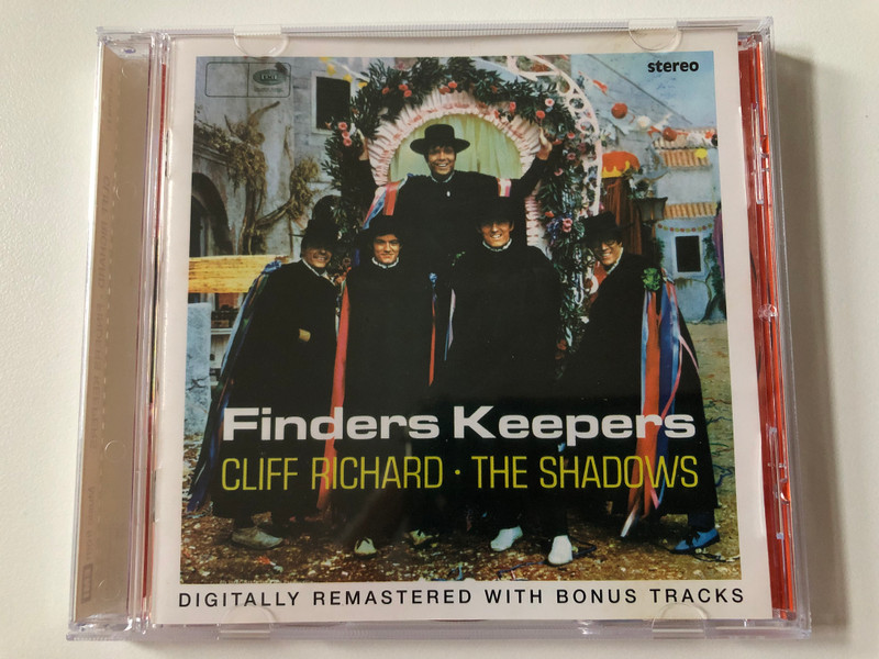Finders Keepers - Cliff Richard; The Shadows / Digitally Remastered With Bonus Tracks / EMI Audio CD 2005 Stereo / 724347771620