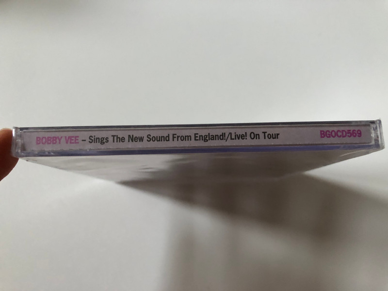 Bobby Vee - Sings The New Sound From England; Live! On Tour / BGO Records Audio CD 2002 / BGOCD569 