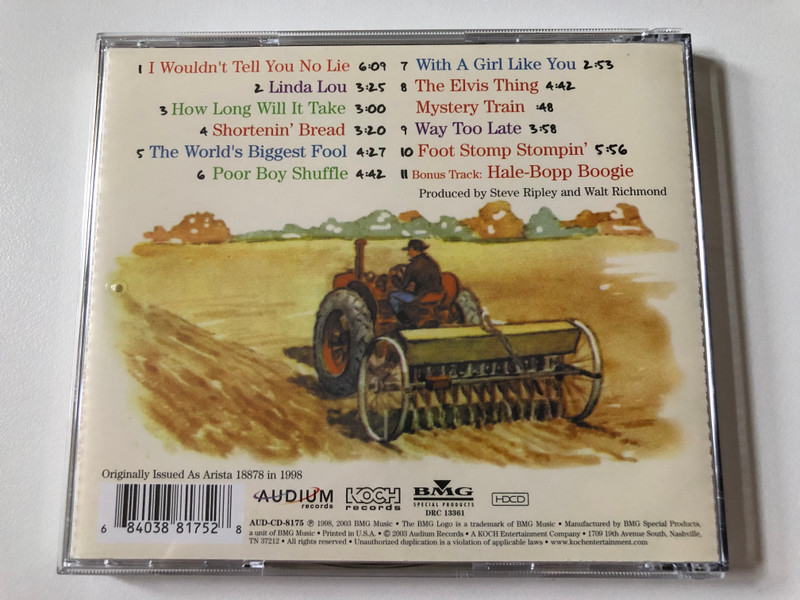 The Tractors – Farmers In A Changing World / Same ''Great'' Sound / Audium Records Audio CD 2003 Stereo / AUD-CD-8175