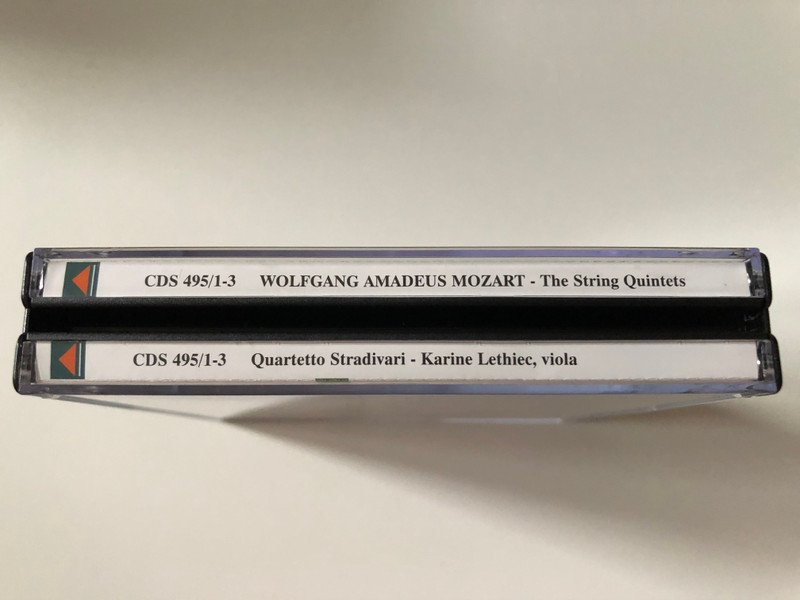 Wolfgang Amadeus Mozart - The String Quintets / Quartetto Stradivari, Karine Lethiec (viola) / Dynamic 3x Audio CD 2007 / CDS 495/1-3