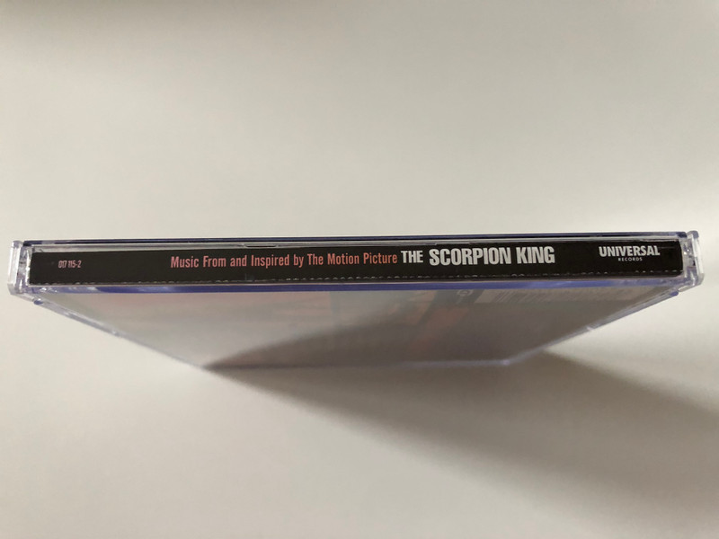 The Scorpion King (Music From And Inspired By The Motion Picture) / Godsmack; Creed; Nickelback; System A Down; P. O. D.; Drowning Pool; Hoobastank; Flaw; 12 Stones; Mushroomhead; Lifer / Universal Records Audio CD 2001 / 017 115-2