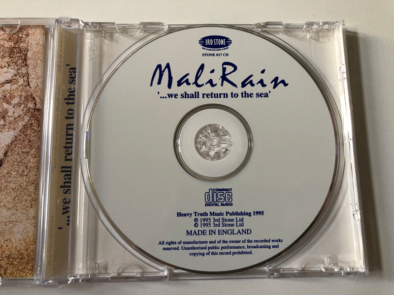 Mali Rain – '...We Shall Return To The Sea' / 3rd Stone Audio CD 1995 / STONE 017 CD 