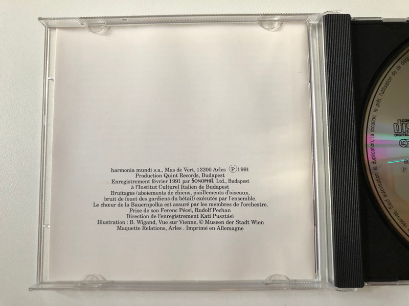 Johann & Josef Strauss - Polkas - Budapest Festival Orchestra, Dir. Iván Fischer / Quintana Audio CD 1991 / QUI 903016