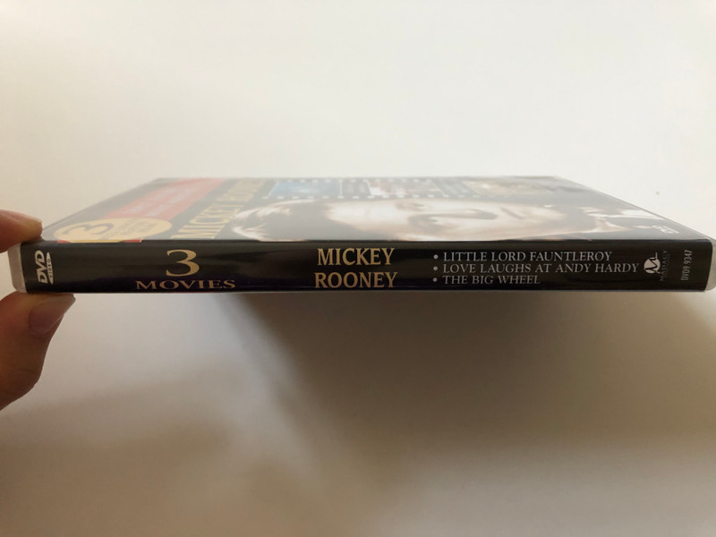 Mickey Rooney - Triple Feature Movie Marathon: Little Lord Fauntleroy; Love Laughs At Andy Hardy; The Big Wheel / 3 Full Length Feature Films / Madacy DVD Video CD 2002 / DVD9 9347