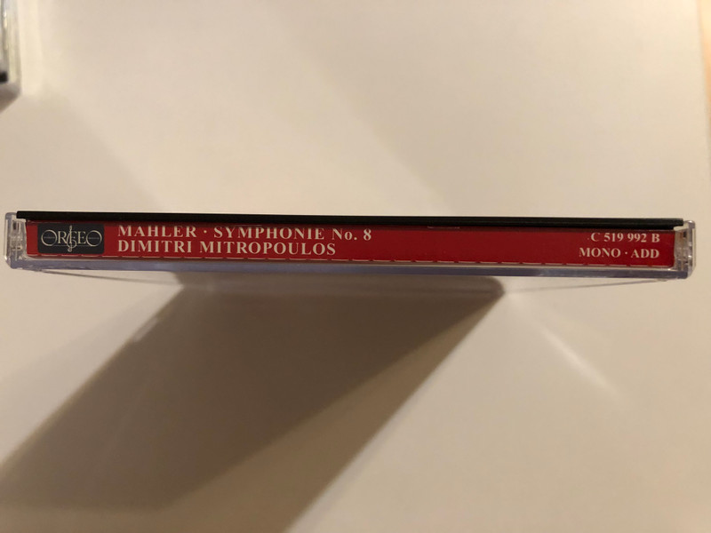 Mahler - Symphonie No. 8 - Dimitri Mitropoulos / Coertse, Zadek, West, Malaniuk, Zampieri, Prey, Edelmann / Festspieldokumente / Live Recording 1960 / Orfeo 2x Audio CD 1999 Mono / C 519 992 B