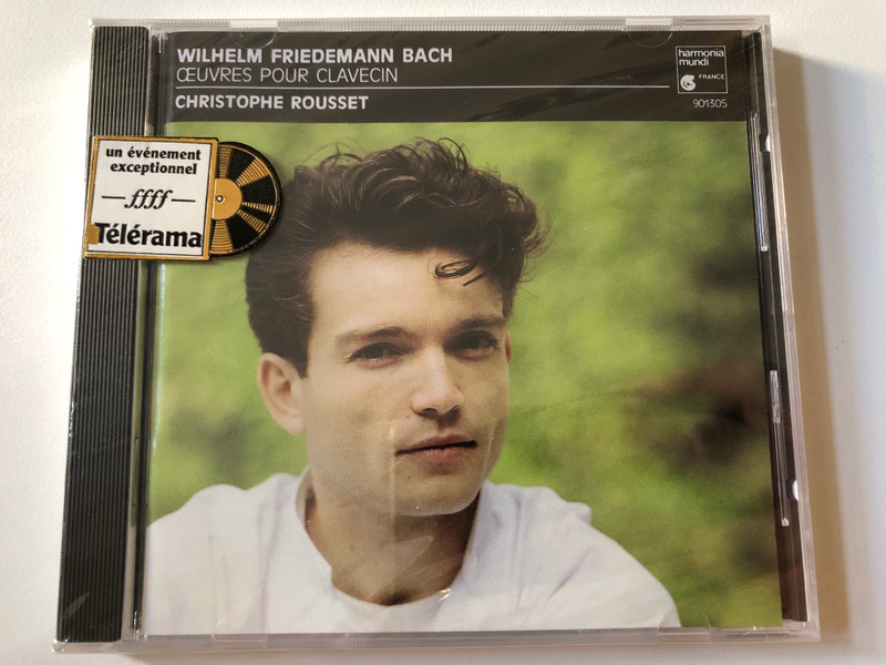 Wilhelm Friedemann Bach - Œuvres Pour Clavecin - Christophe Rousset / Harmonia Mundi France Audio CD 1990 / HMC 901305