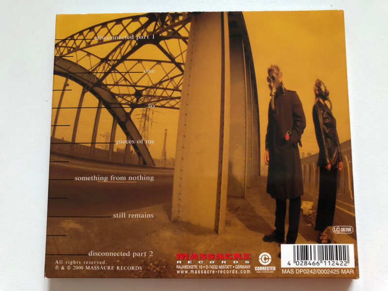 Fates Warning – Disconnected / Massacre Records Audio CD 2000 / MAS DP0242 