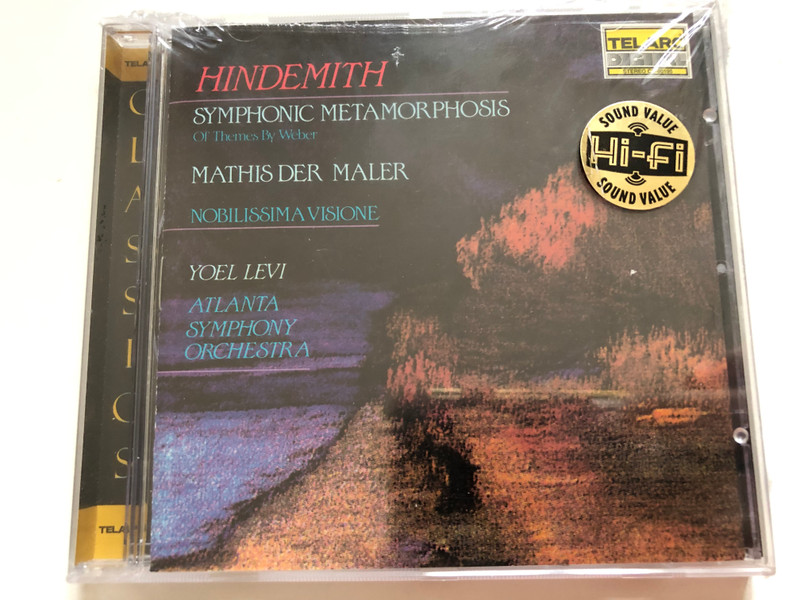Hindemith - Symphonic Metamorphosis (of themes By Weber); Mathis Der Maler; Nobilissima Visione - Yoel Levi, Atlanta Symphony Orchestra / Telarc Audio CD 1989 / CD-80195