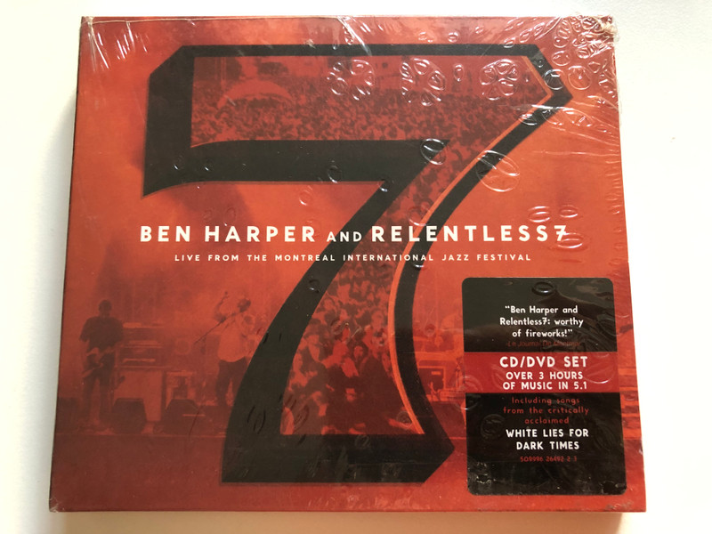 Ben Harper And Relentless7 – Live From The Montreal International Jazz Festival / CD/DVD Set Over 3 Hours Of Music In 5.1 / Virgin Audio CD + DVD Video CD 2010 / 509996 26492 2 3