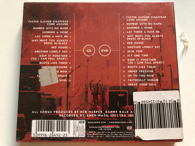 Ben Harper And Relentless7 – Live From The Montreal International Jazz Festival / CD/DVD Set Over 3 Hours Of Music In 5.1 / Virgin Audio CD + DVD Video CD 2010 / 509996 26492 2 3