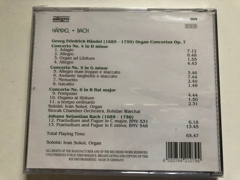 Mussorgsky - Pictures At An Exhibition - Bilder Einer Ausstellung, Tableaux D'une Exposition / Suddeutsche Philharmonie, Conductor: Alfred Scholz / Allegro Audio CD / 21079