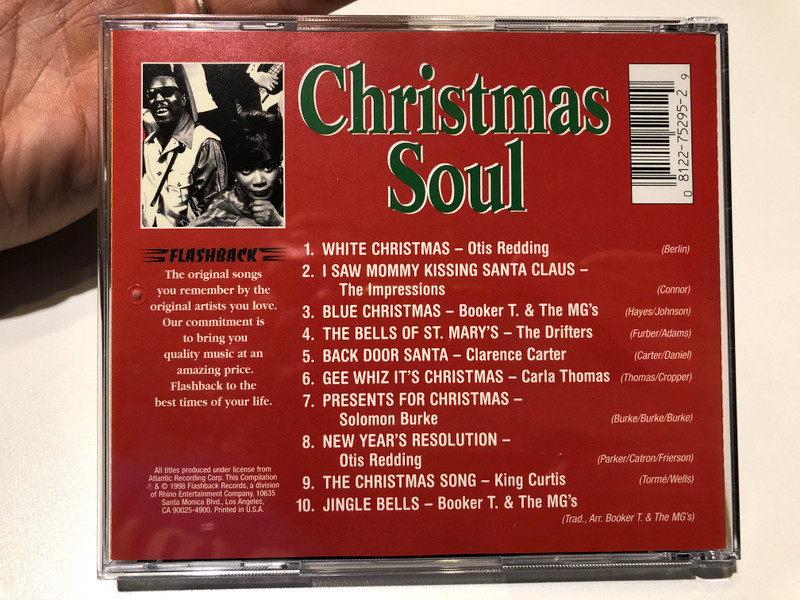 Christmas Soul / Otis Redding, The Impressions, Carla Thomas, Solomon Burke / Original Artists Recordings / Flashback Audio CD 1998 / R2 75295