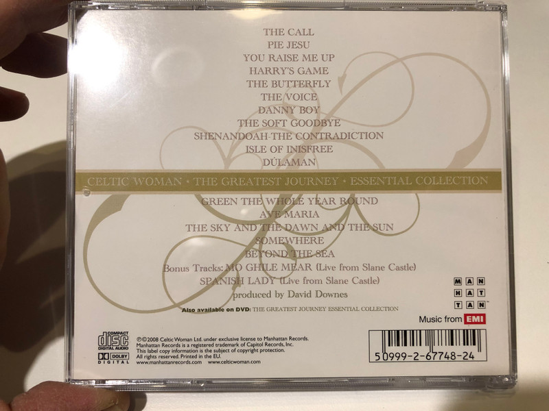 Celtic Woman – The Greatest Journey Essential Collection / Manhattan Records Audio CD 2008 / 50999 2 67748 2 4