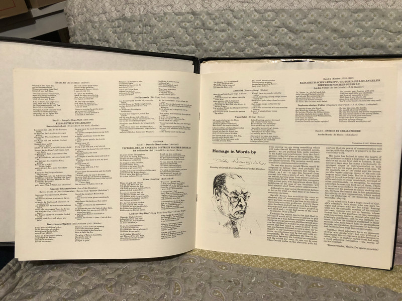 Homage To Gerald Moore - Victoria De Los Angeles, Dietrich Fischer-Dieskau, Elisabeth Schwarzkopf / Recorded At The Concert Devised And Presented By Walter Legge / Angel Records 2x LP, Box Set 1967 Stereo / SB-3697
