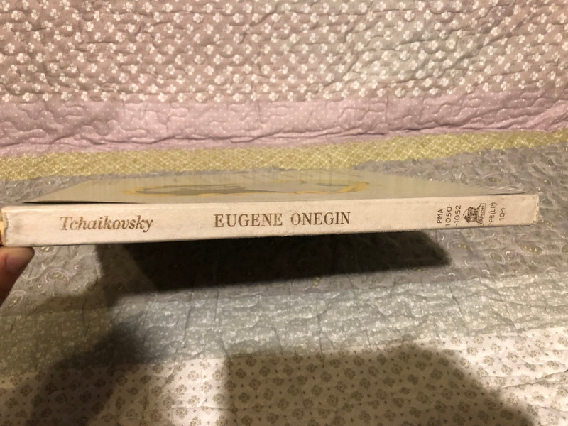 Tchaikovsky - Eugene Onegin - Galina Vishnevskaya as Tatiana, Sergei Lemeshev as Lensky, Eugene Belov as Onegin, Ivan Petrov as Prince Gremin / Artists, Chorus And Orchestra Of The Bolshoi Theatre, Moscow / Parlophone Odeon LP / PMA 1050-1052
