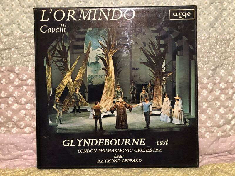 L'Ormindo: Cavalli - Glyndebourne cast, London Philharmonic Orchestra, director: Raymond Leppard / Argo 3x LP Stereo, Box Set 1969 / ZNF 8-10