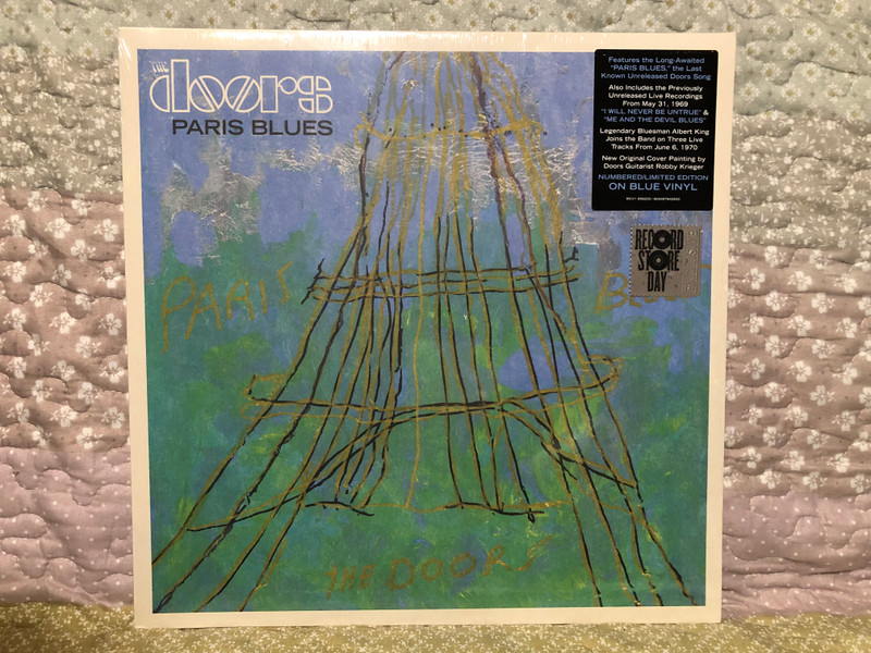 The Doors – Paris Blues / Features the Long-Awaited ''Paris Blues'', the Last Known Unreleased Doors Song / Also includes the Previously Unreleased Live Recordings From May 31, 1969 / Rhino Records LP 2022 / RCV1 659233